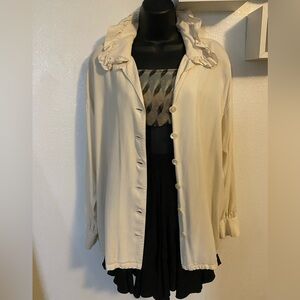 EUC Feminine, Pirate, Steampunk, Ren. Fest, or Sweet blouse for work! P2P=22in